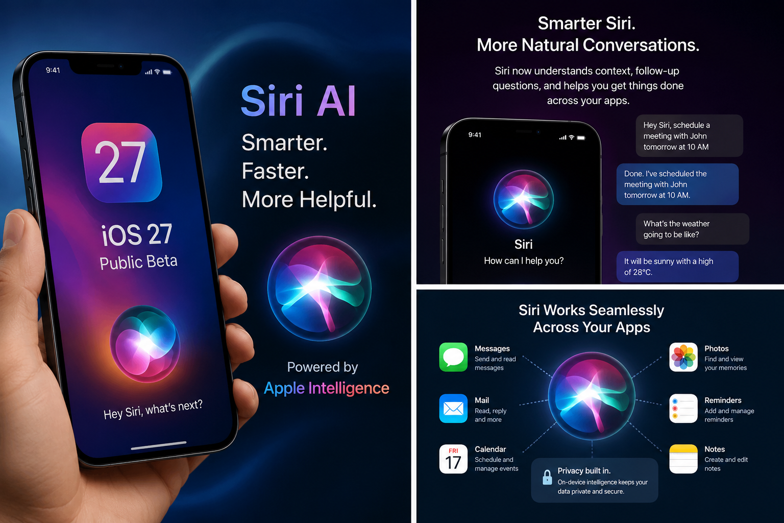 Siri AI Expands with iOS 27: Apple Introduces Smarter AI Features