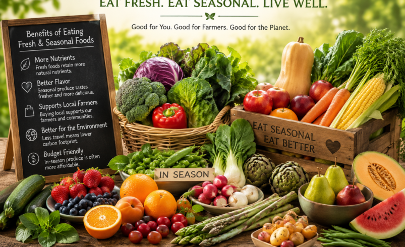 Fresh and Seasonal Foods