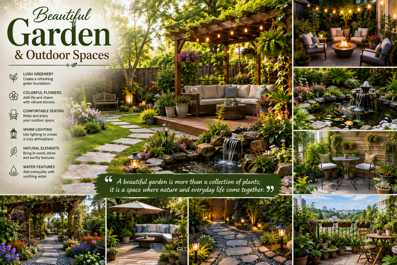 Beautiful Garden & Outdoor Spaces