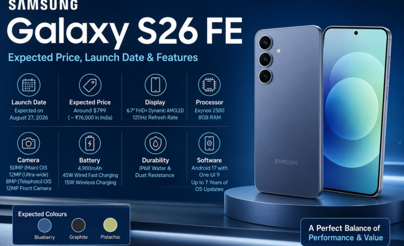 Samsung Galaxy S26 FE: Expected Price, Launch Date and Features