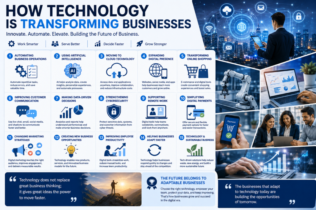 technology is transforming businesses