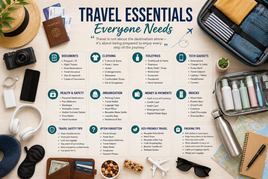 travel essentials