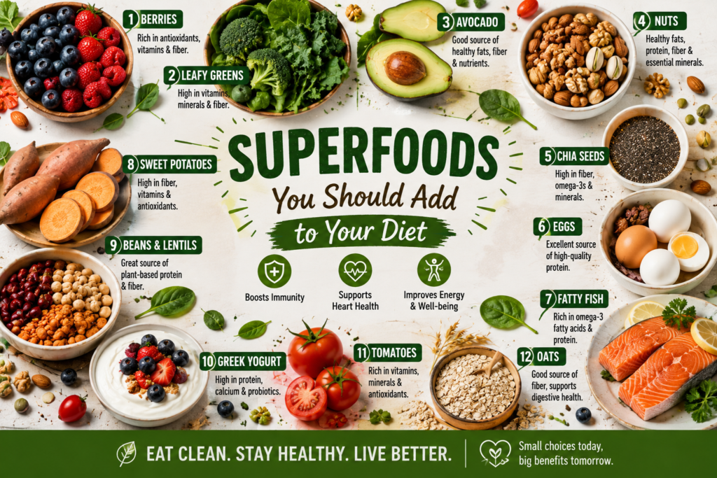 Superfoods for a Healthy Diet
