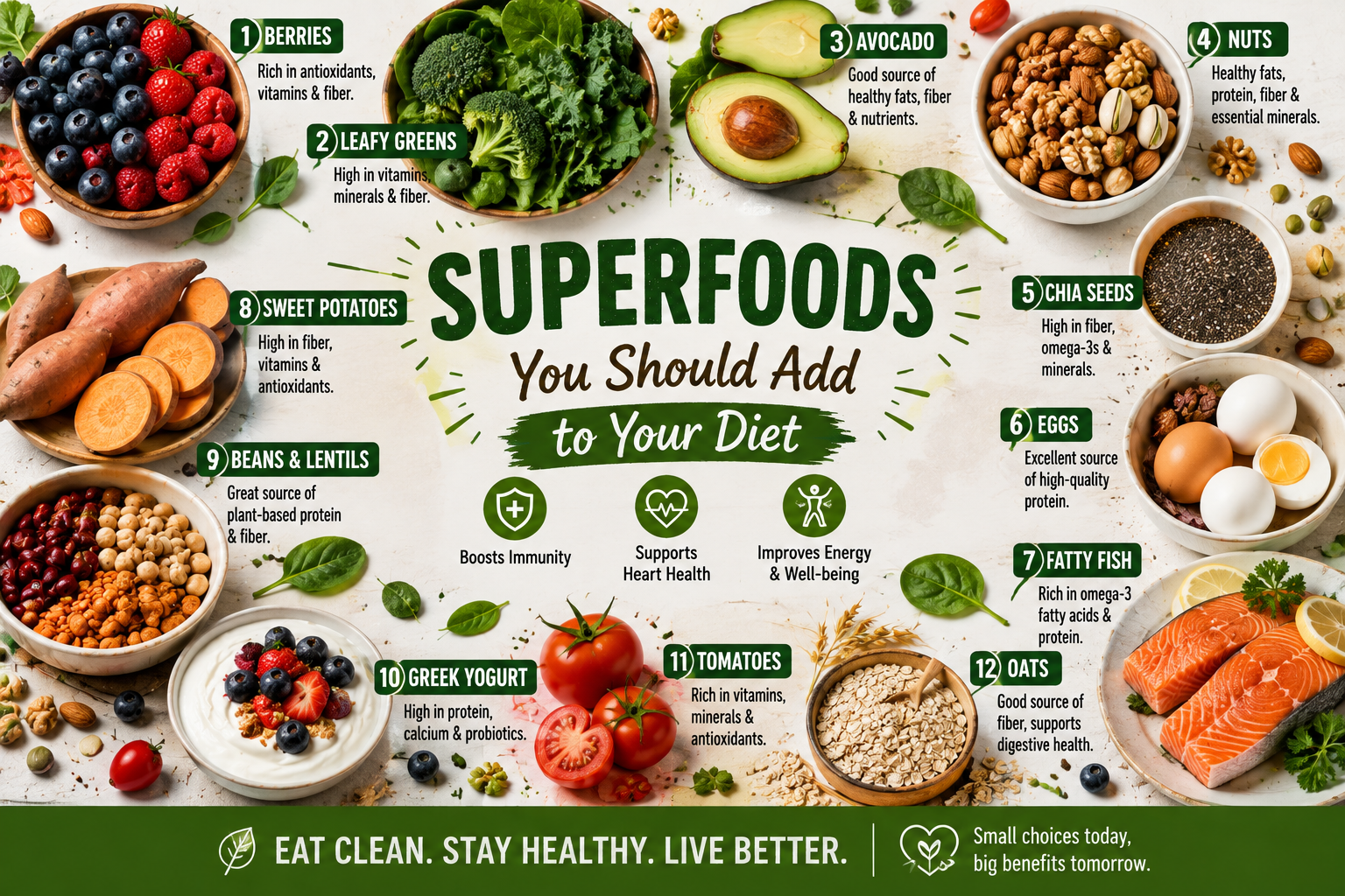 Superfoods You Should Include in Your Diet